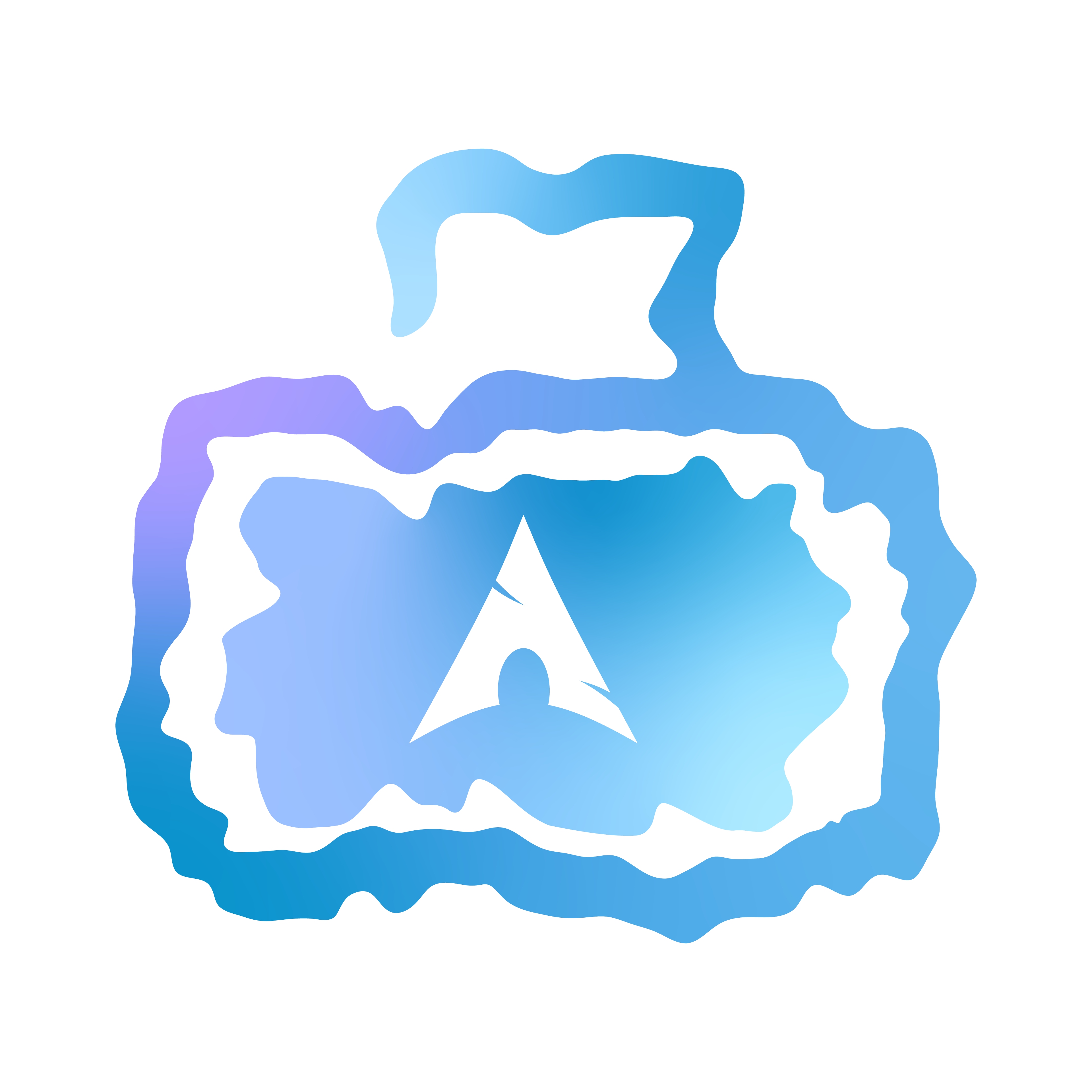 Illustration of the Arch Linux logo inside an open lock